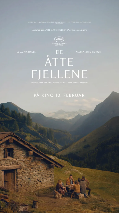 Hentet fra: https://p3.no/filmpolitiet/2023/02/de-atte-fjellene/ Foto: Selmer Media